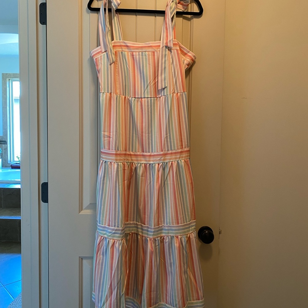 Rainbow Tie Dress
